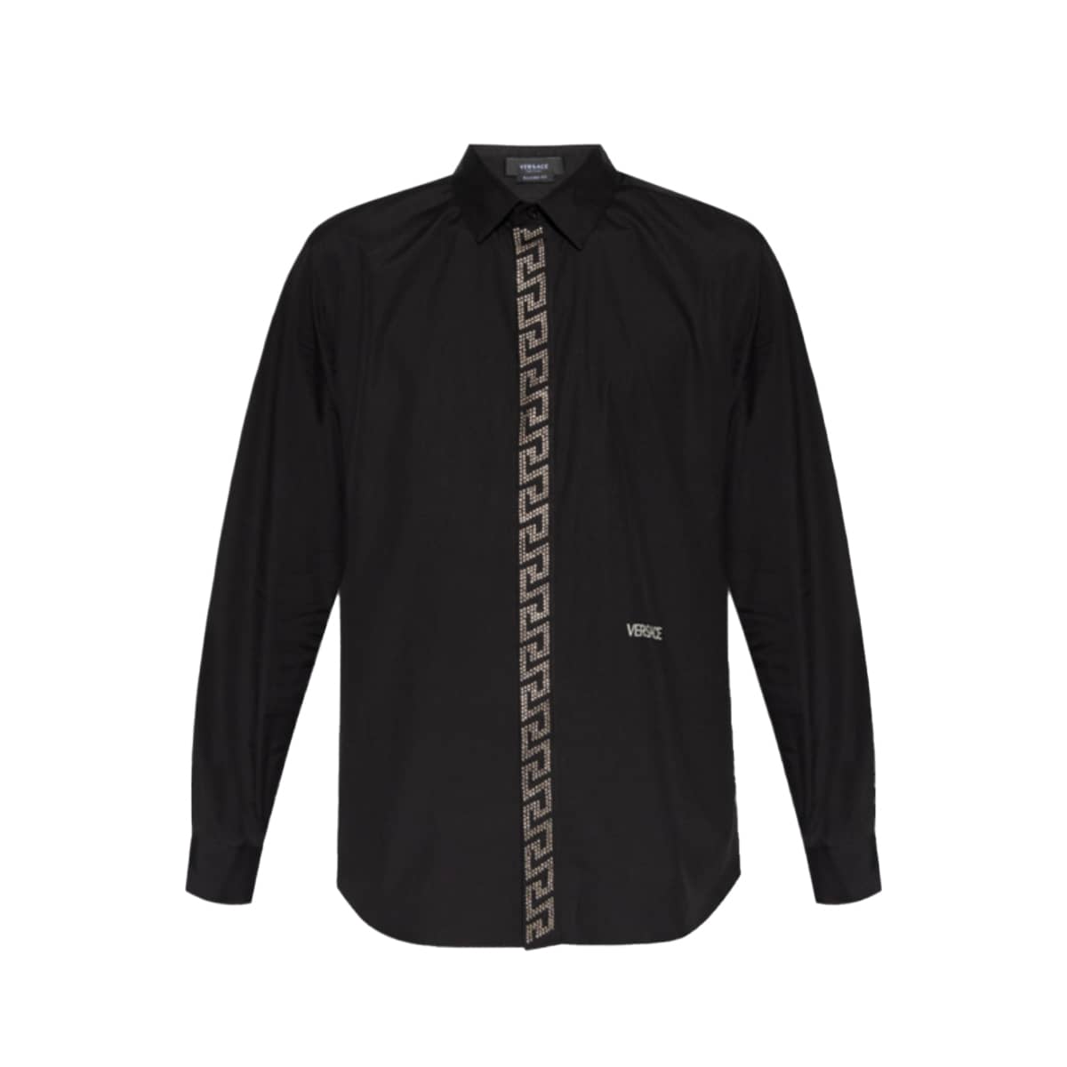Ανδρικό Μαύρο Versace Geometrical Logo Shirt VERSACE