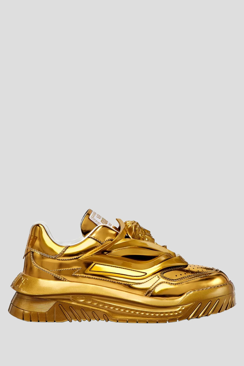 Παπούτσια Ανδρικό Χρυσό Odissea Sneakers Gold VERSACE