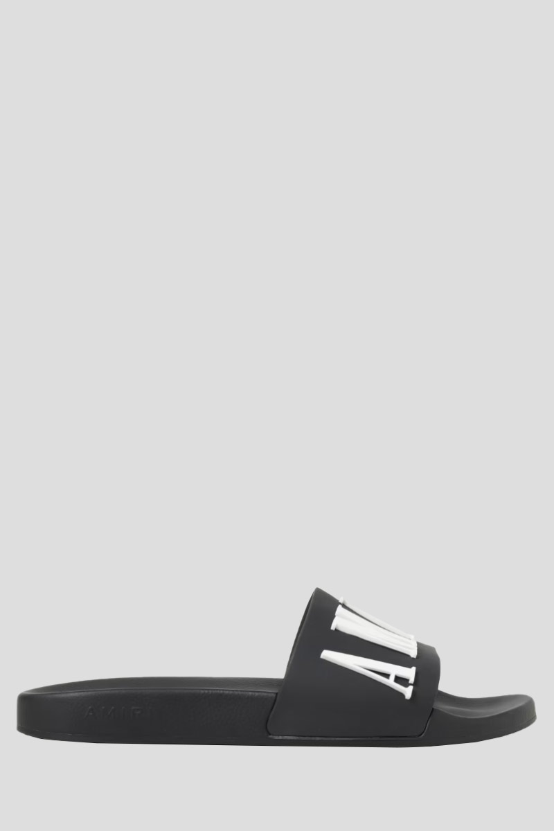 Παπούτσια Ανδρικό Μαύρο Logo Pool Slides AMIRI