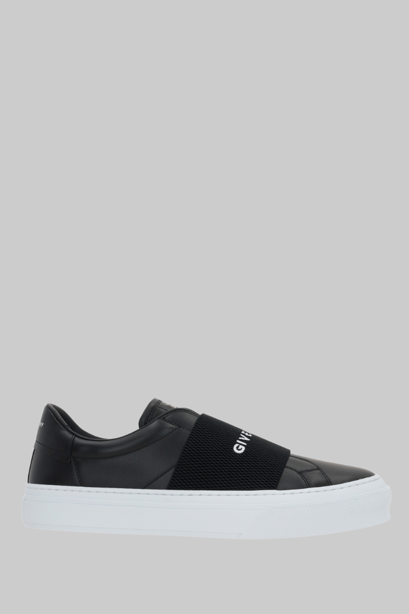 Παπούτσια Ανδρικό Μαύρο City Sport Smooth Leather Slip-On Sneakers GIVENCHY