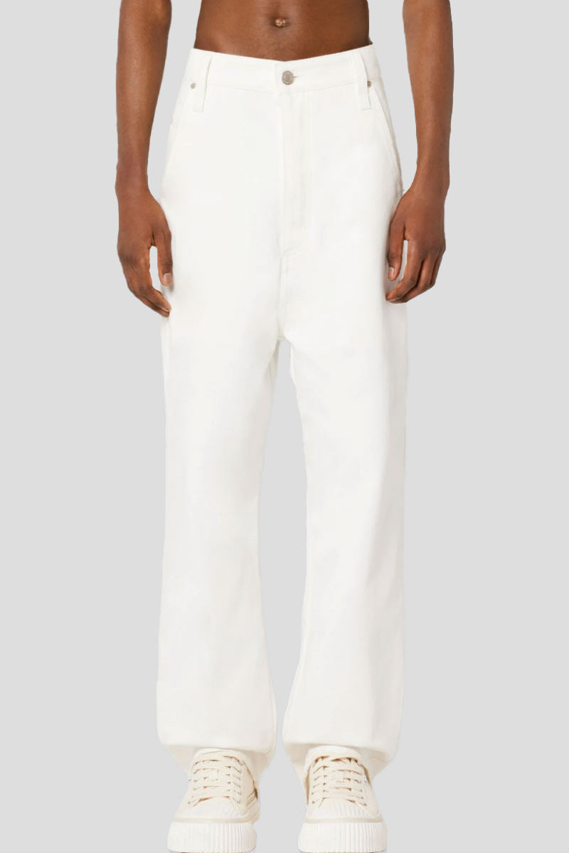 Ανδρικό Λευκό Alex Fit Trousers AMI PARIS 223-35441-WHT