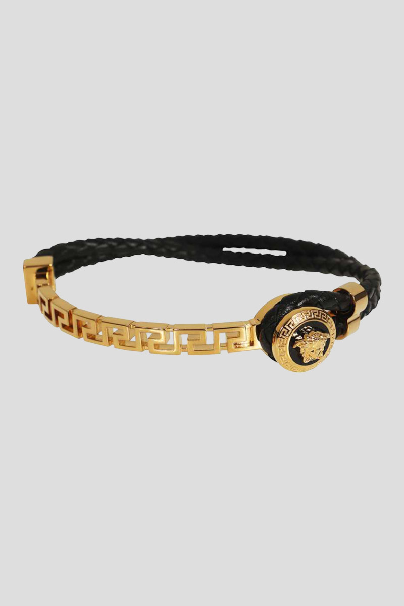 Ανδρικό Χρυσό Greca Medusa Gold Bracelet VERSACE