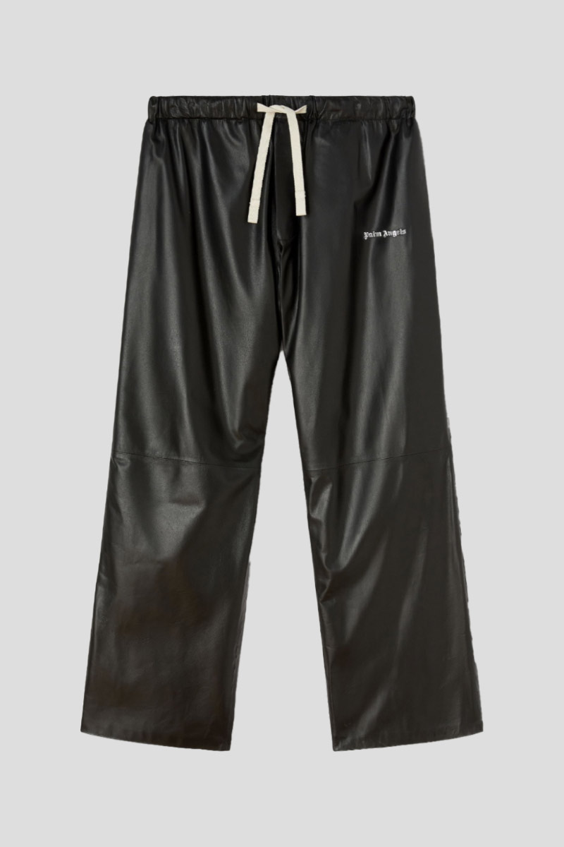 Ανδρικό Μαύρο Leather Pants PALM ANGELS