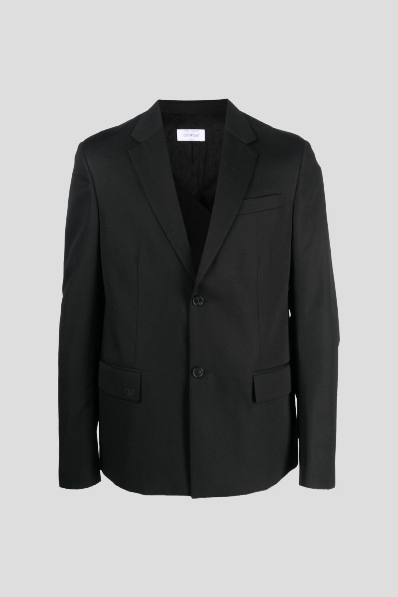 Ανδρικό Μαύρο Strap Relax Jacket In Black OFF-WHITE