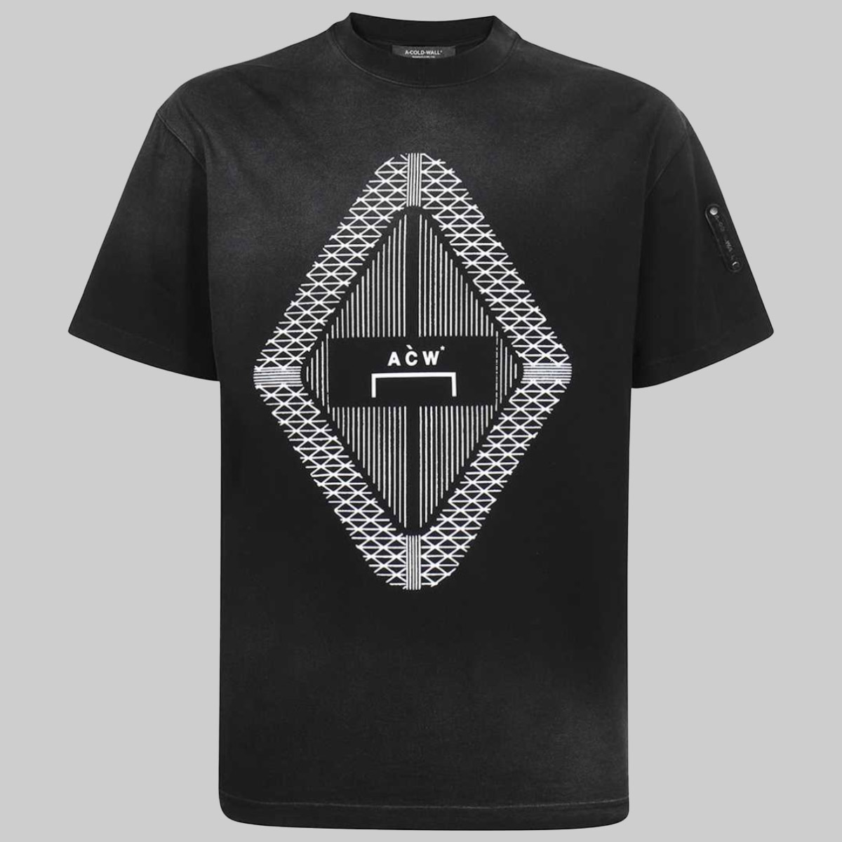 Ανδρικό Μαύρο Gradient Logo-Print T-Shirt A-COLD-WALL*
