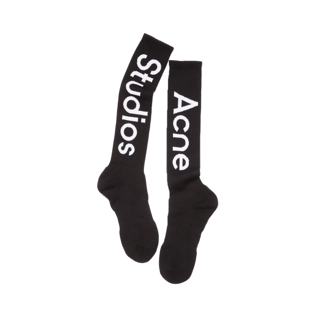 Ανδρικό Μαύρο Big Logo High Socks ACNE STUDIOS Μαύρο