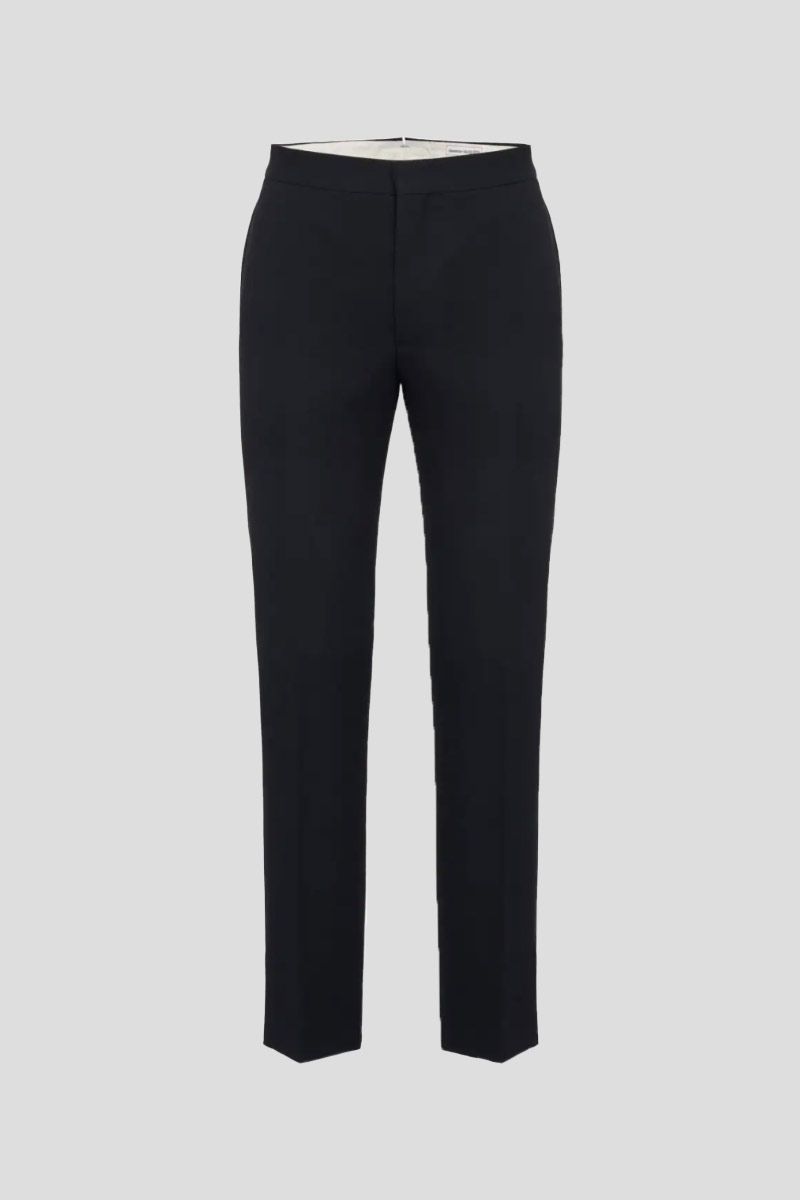 Slim-Fit Tailored Wool Trousers