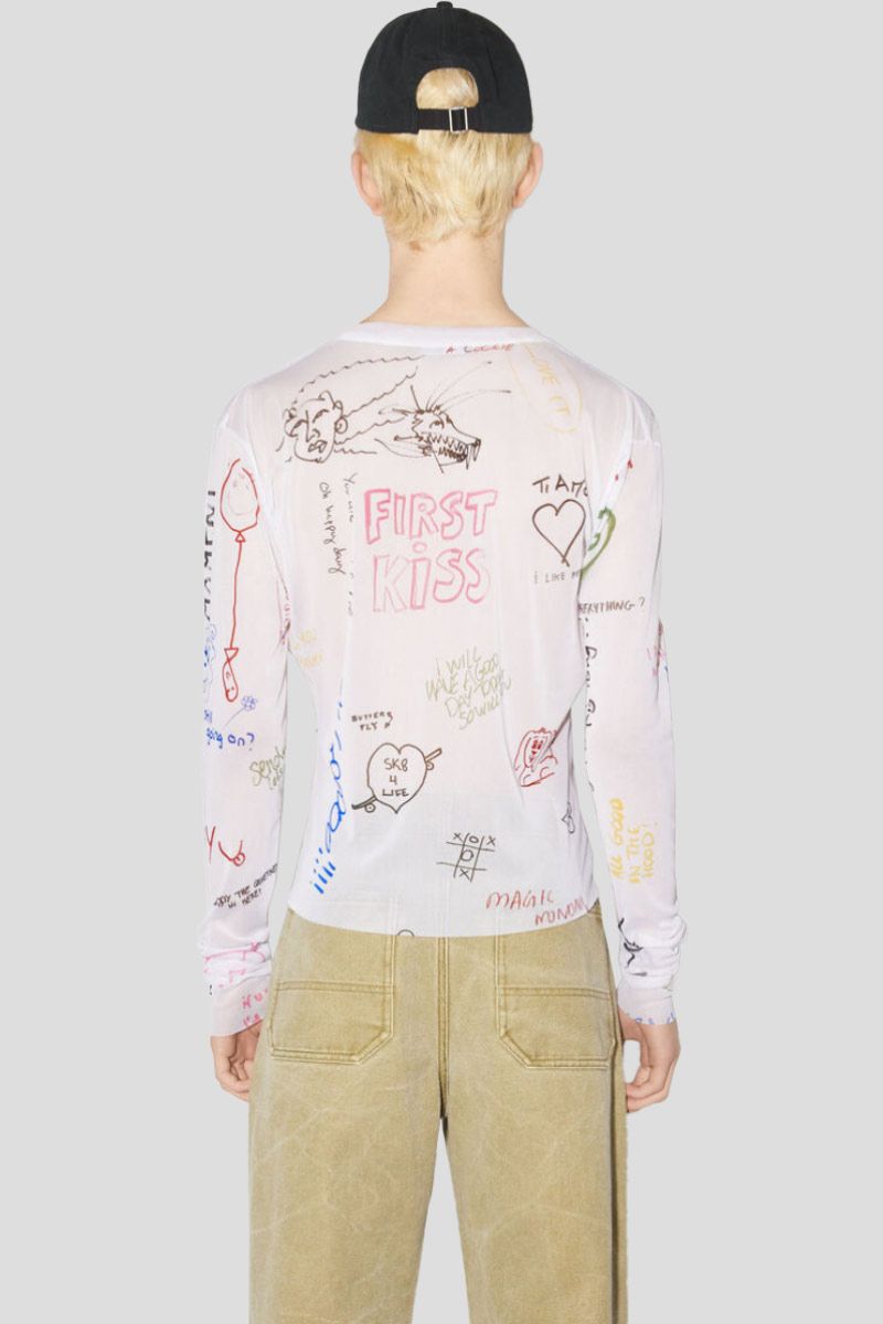 All Over Printed Long Sleeve T-Shirt