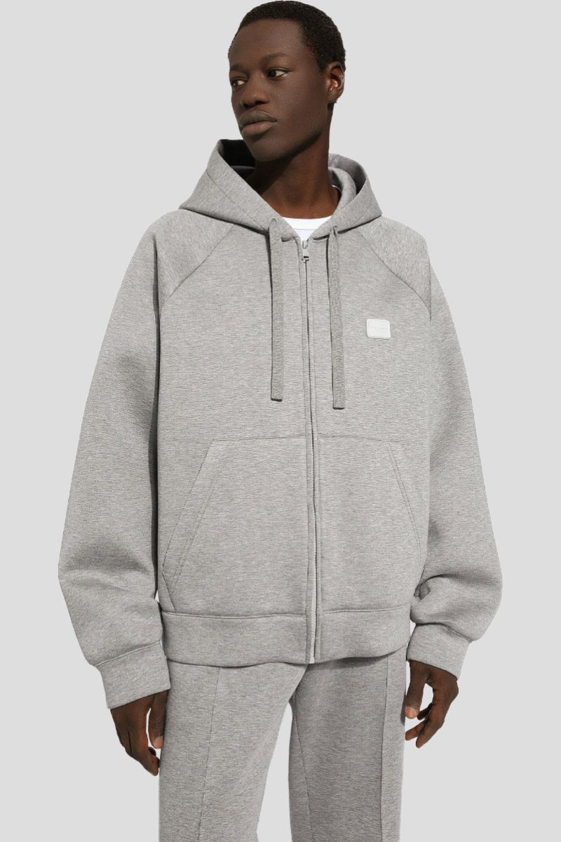 Zip-Up Ηoodie With Tag