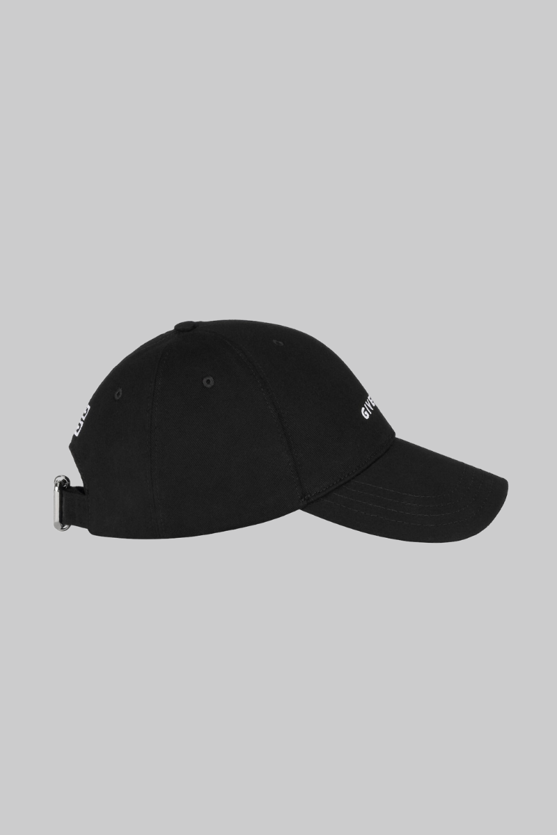 Embroidered Cap In Black