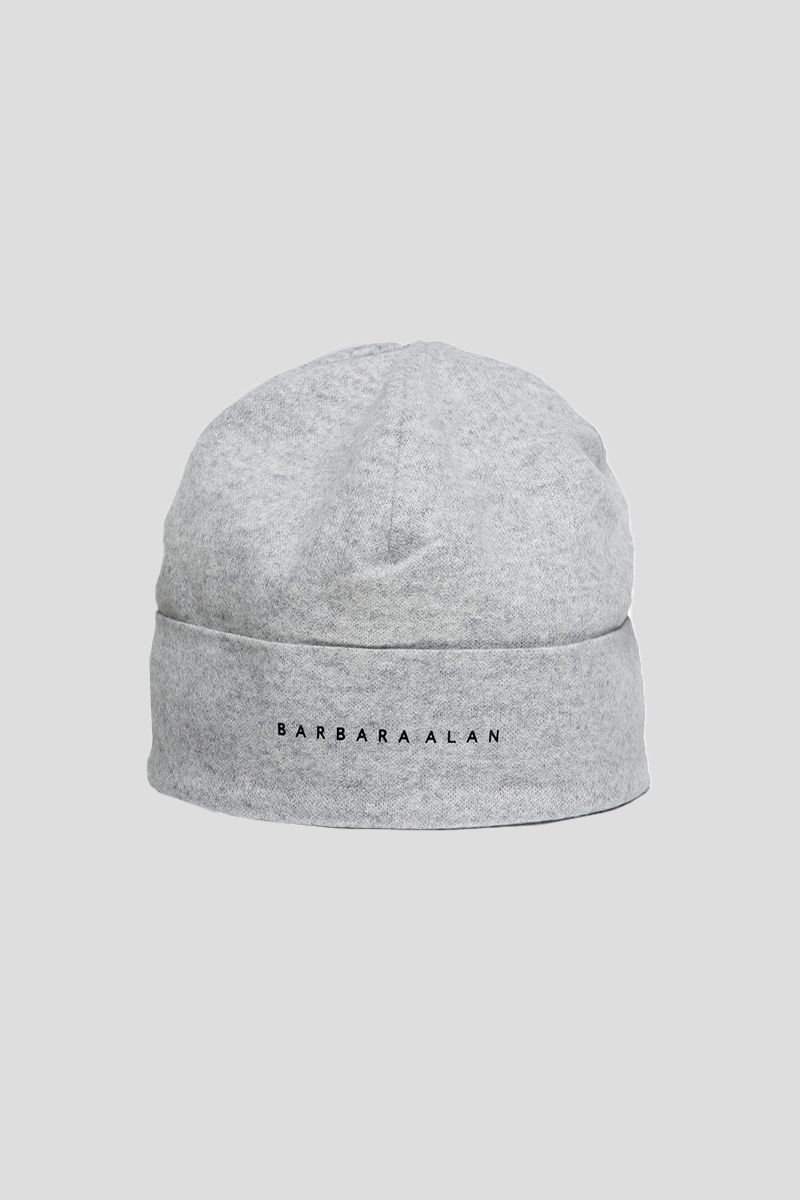 Silver Wool Jersey Hat