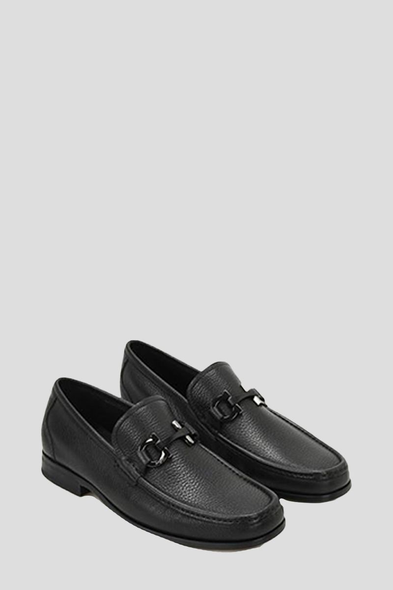 Grandioso Hammered Leather Loafers