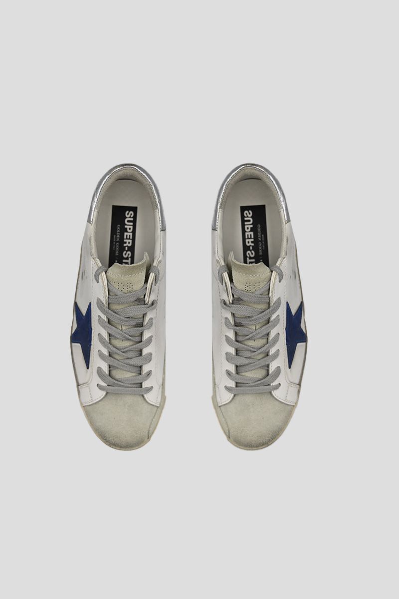 Super Star Leather Sneakers In White