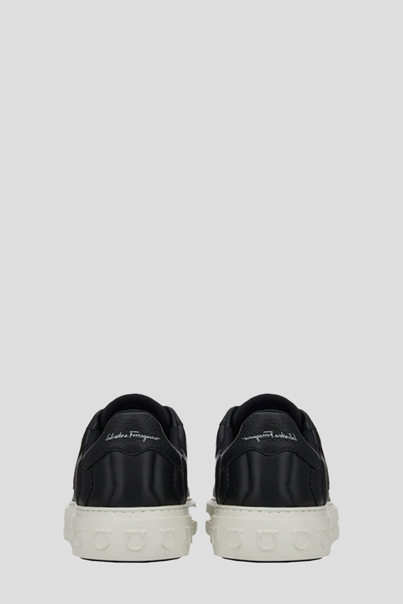 Gancini-Plaque Low-Top Sneakers