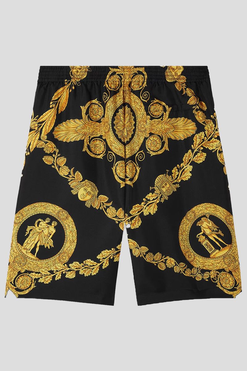Mashera Baroque Silk Shorts