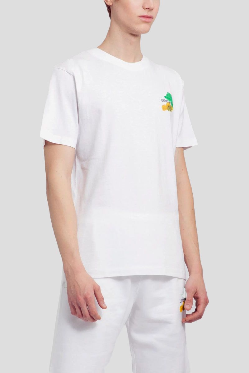 Brush Arrow T-shirt White
