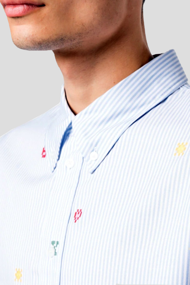 Pixel Striped Shirt