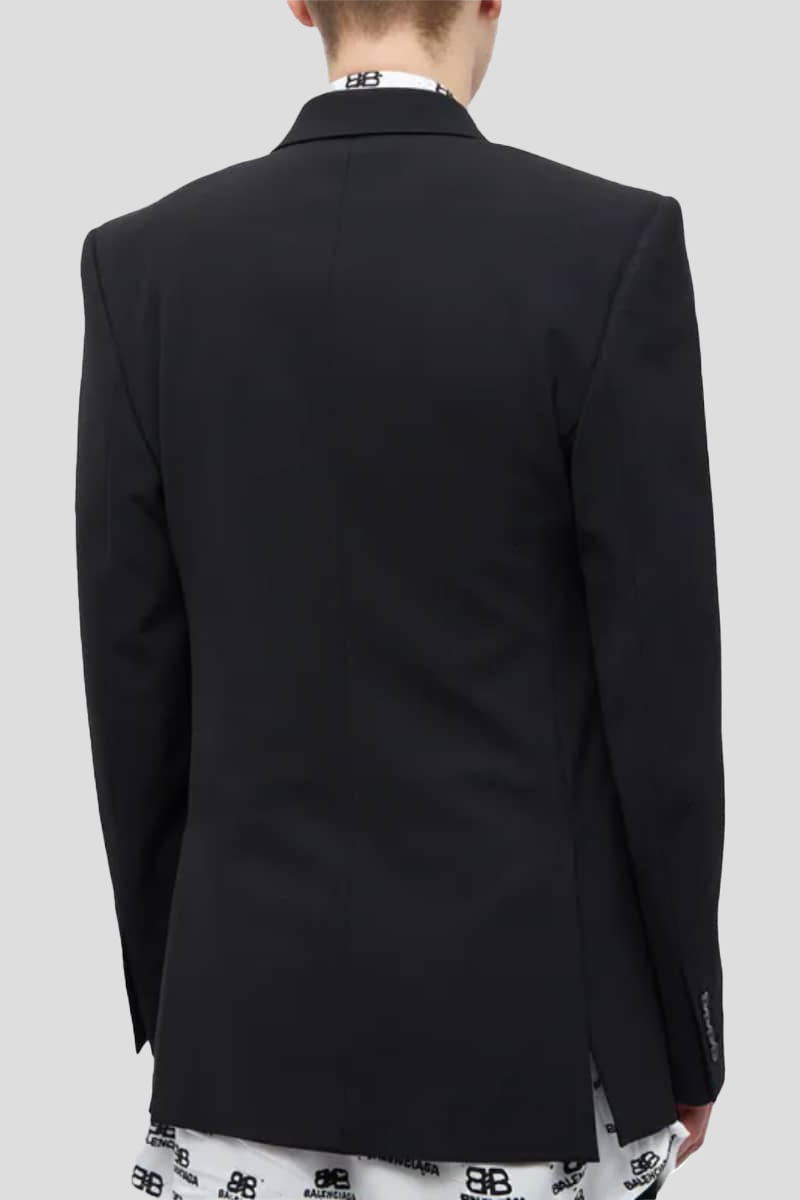 Slim Fit Double Breasted Suit Jacket