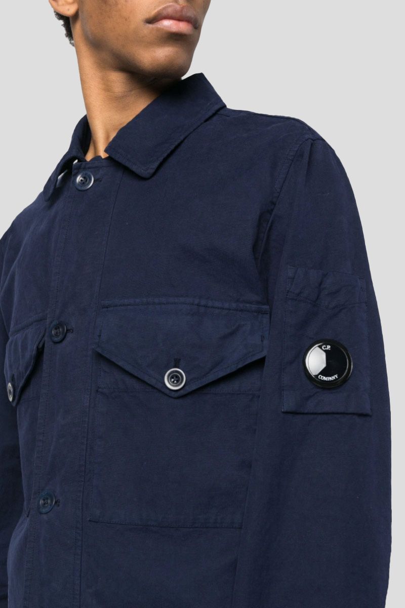 Chest Flap-Pocket Shirt Jacket