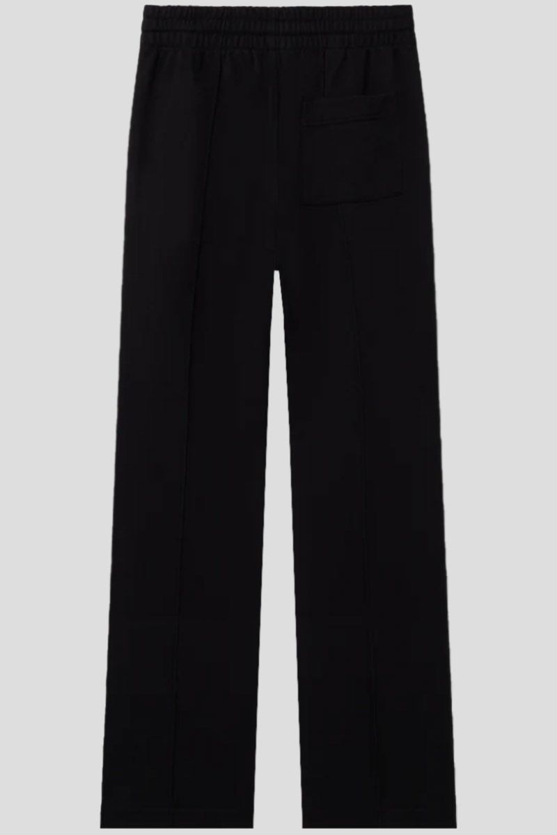 Embroidered Cotton Track Pants