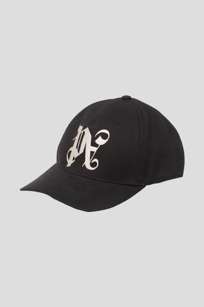 Monogram Baseball Black Cap