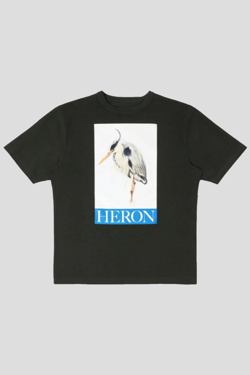 Bird Painted T-Shirt In Black