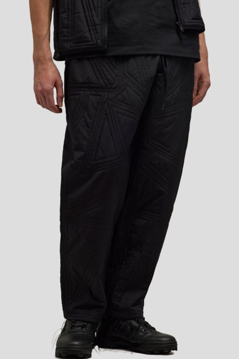 Black Quilted Pants