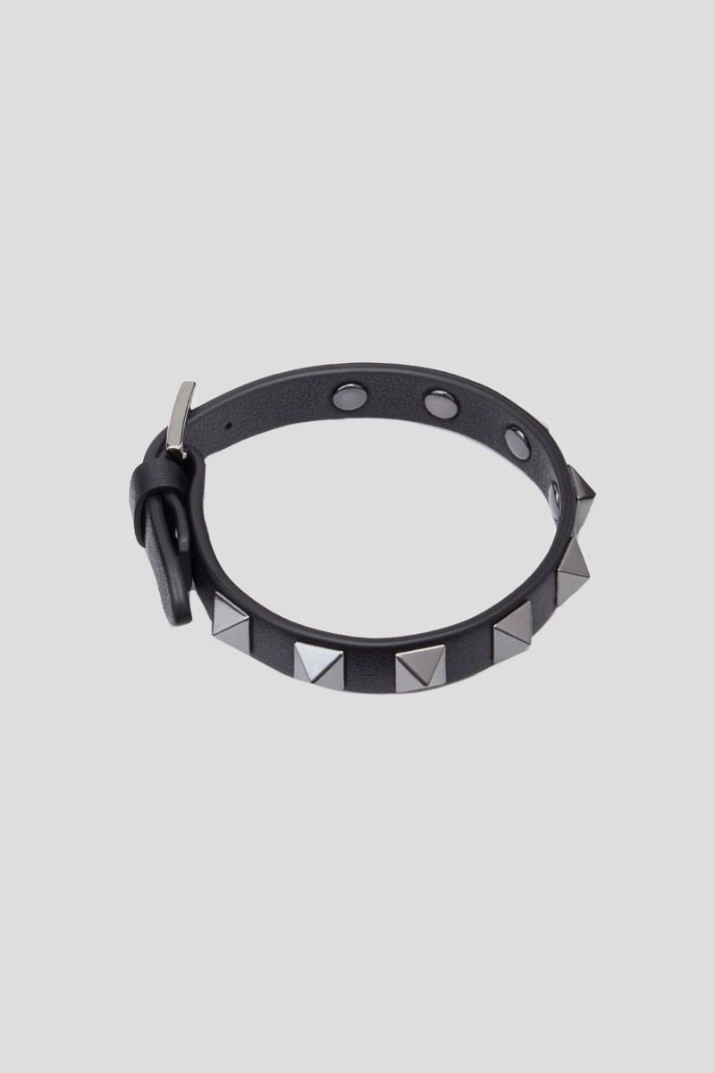 Rockstud Leather Bracelet