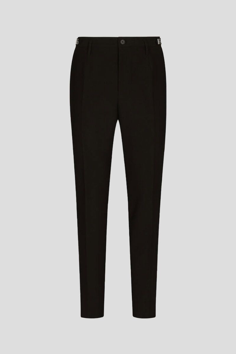 Technical Fabric Black Pants