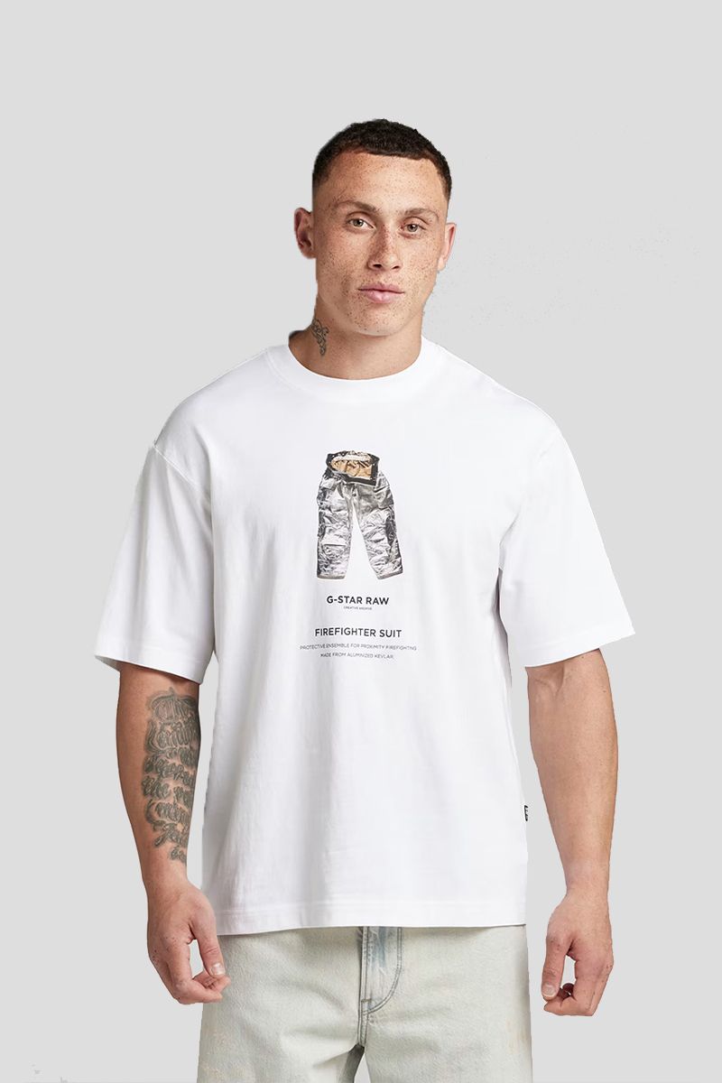 Archive Print Boxy T-Shirt