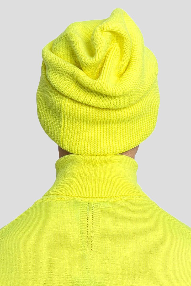  =+39Masq Neon Yellow Beanie Hat