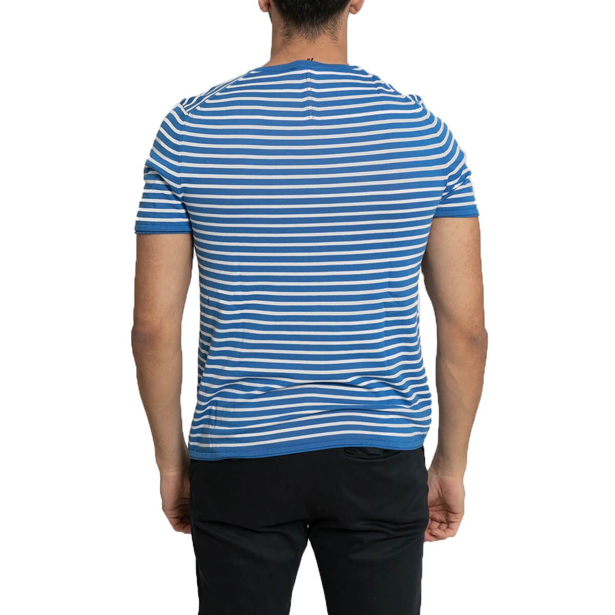 Basic Striped T-Shirt/Blue