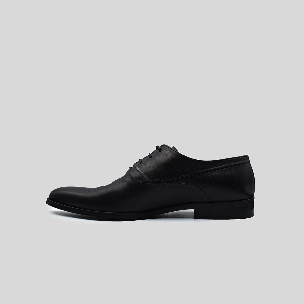 Brushed Leather Oxford Shoes