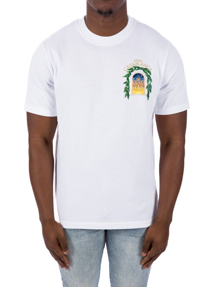 L'arche De Nuit Printed T-Shirt / White