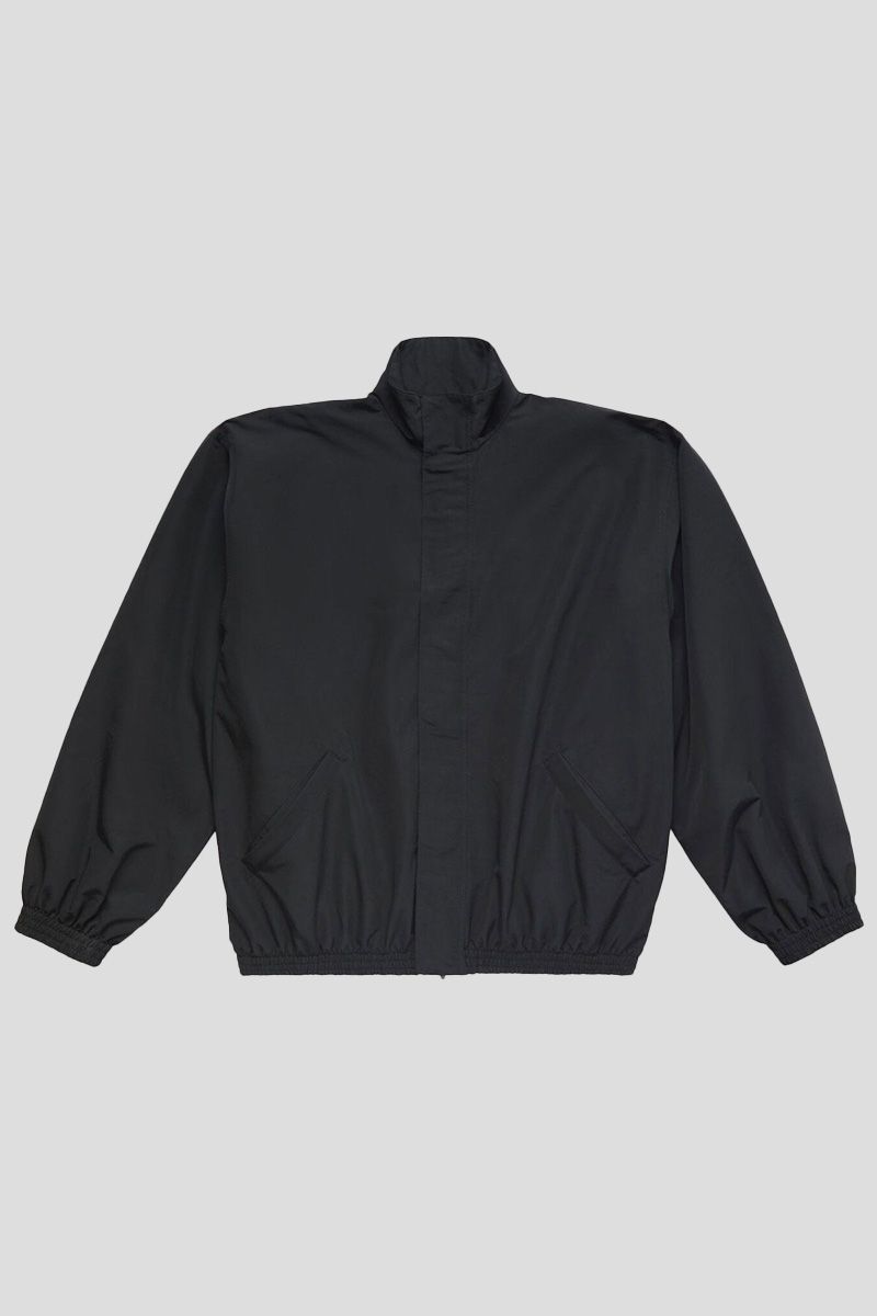 Minimal Tracksuit Jacket In Black