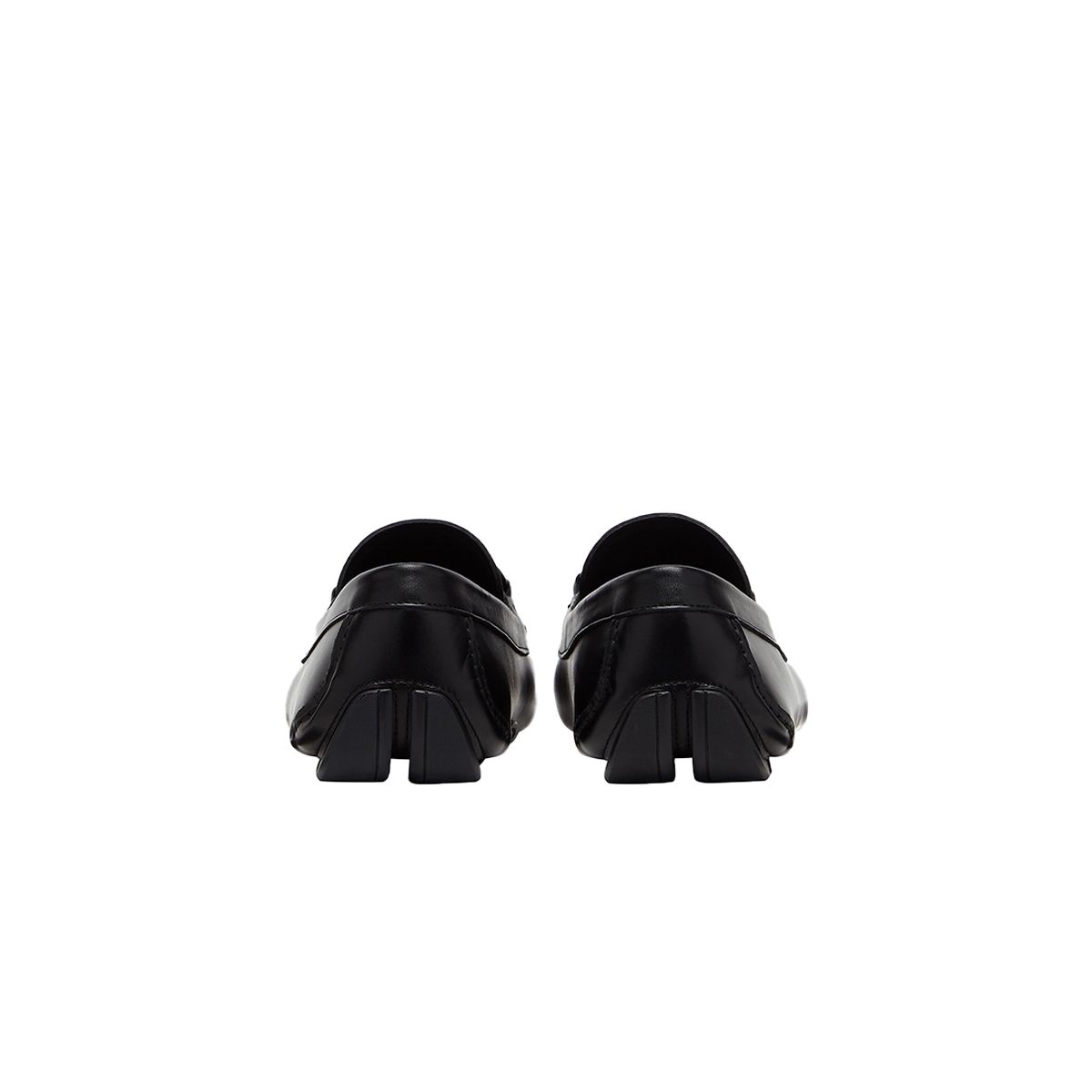 Gancini-Plaque Leather Loafers