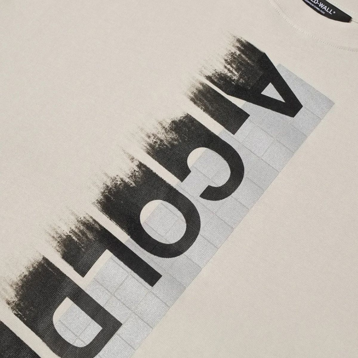 Blurred Logo-Print T-Shirt