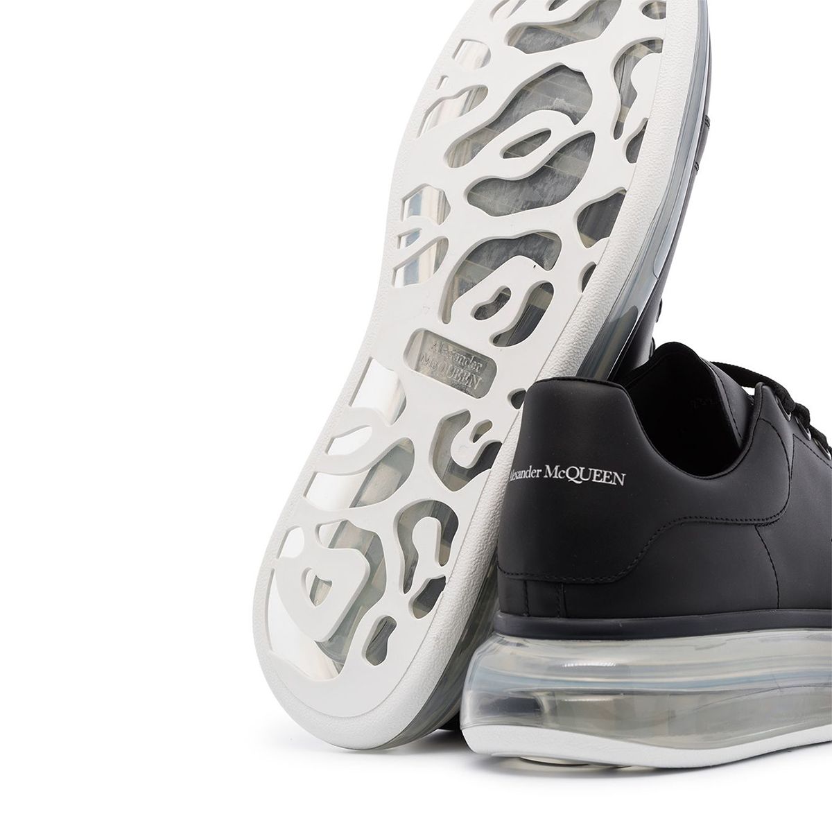 Clear Sole Low-Top Sneakers