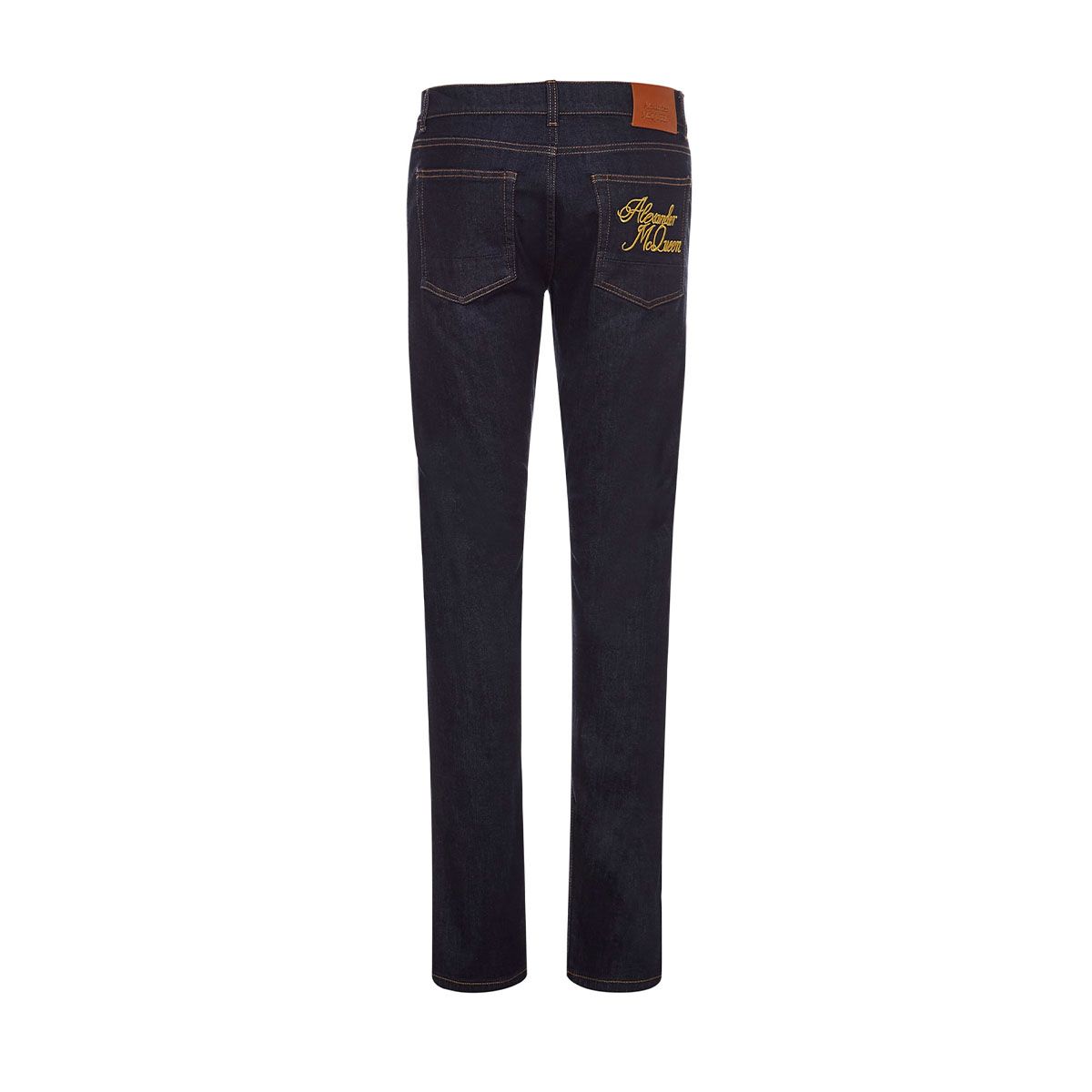 Embroidered Logo Skinny Jeans