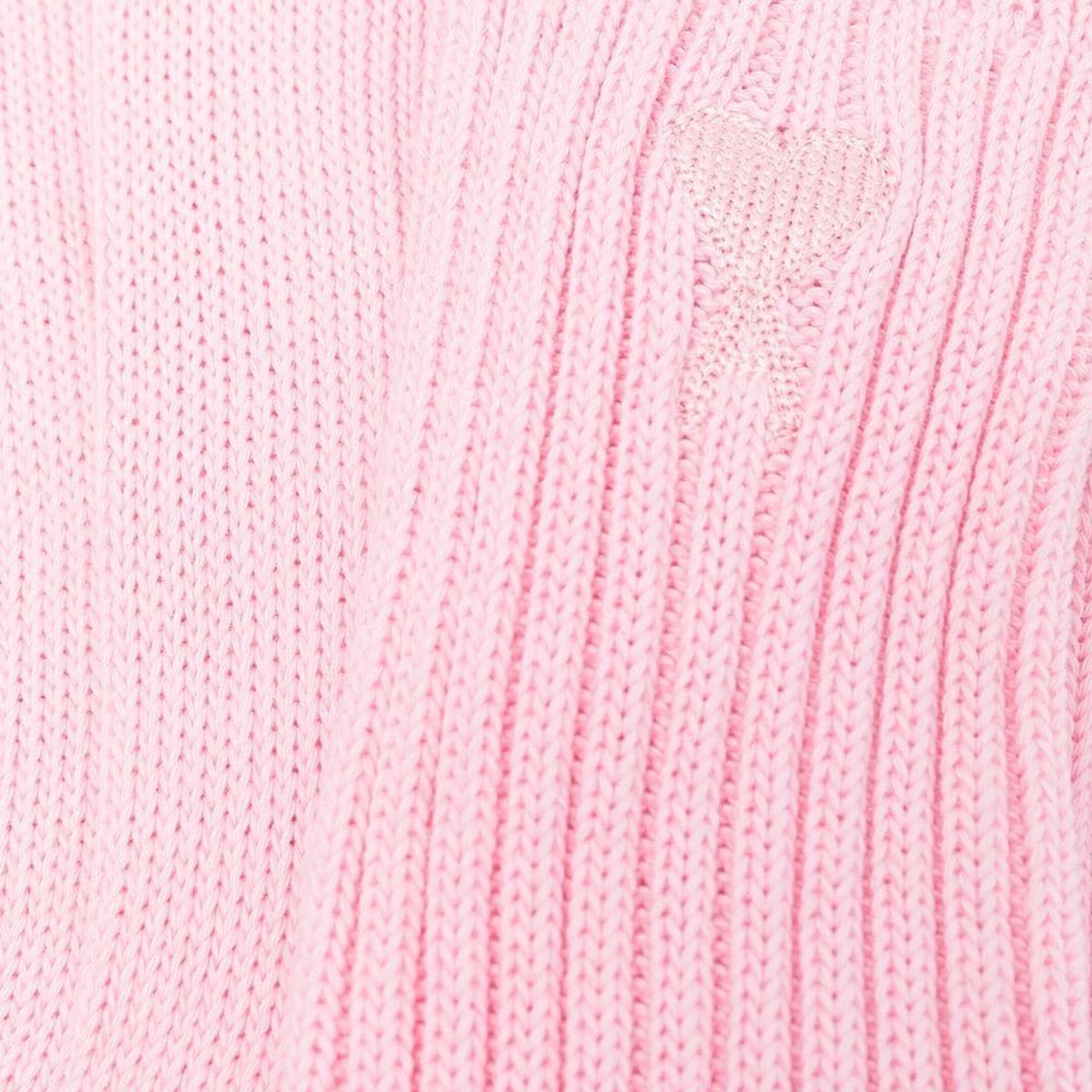 Chunky-Knit Socks/Pale Pink