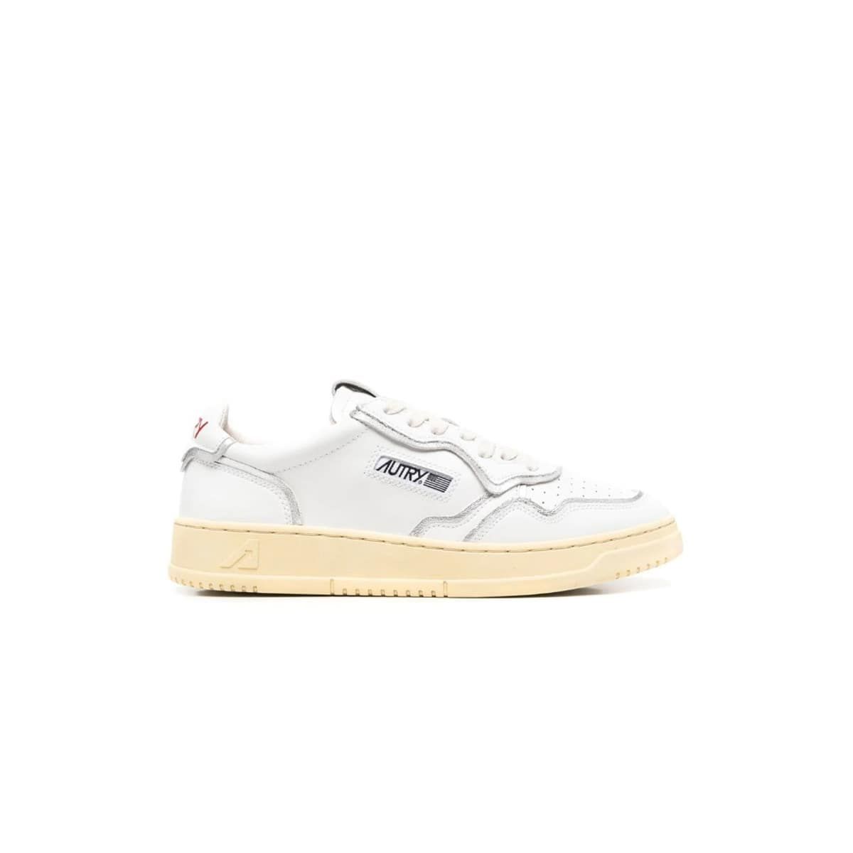Medalist Low Sneakers In White Leather