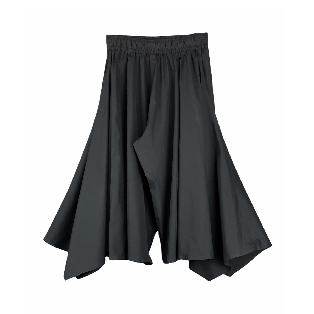 Popeline Maxi Pant Skirt/Black
