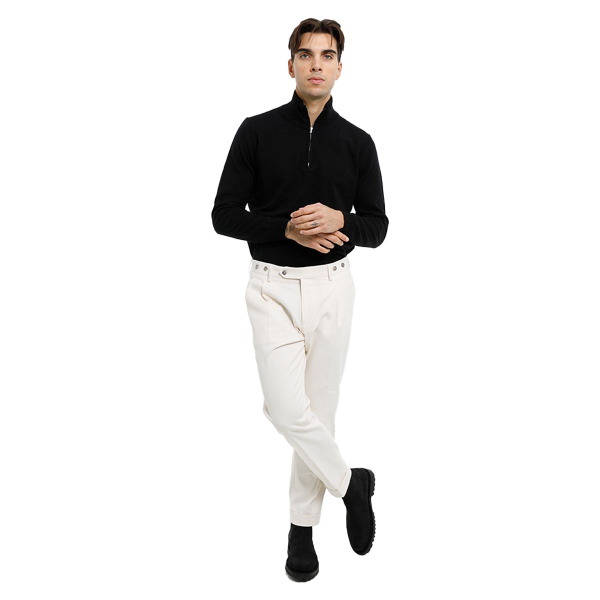 Barber White Trousers