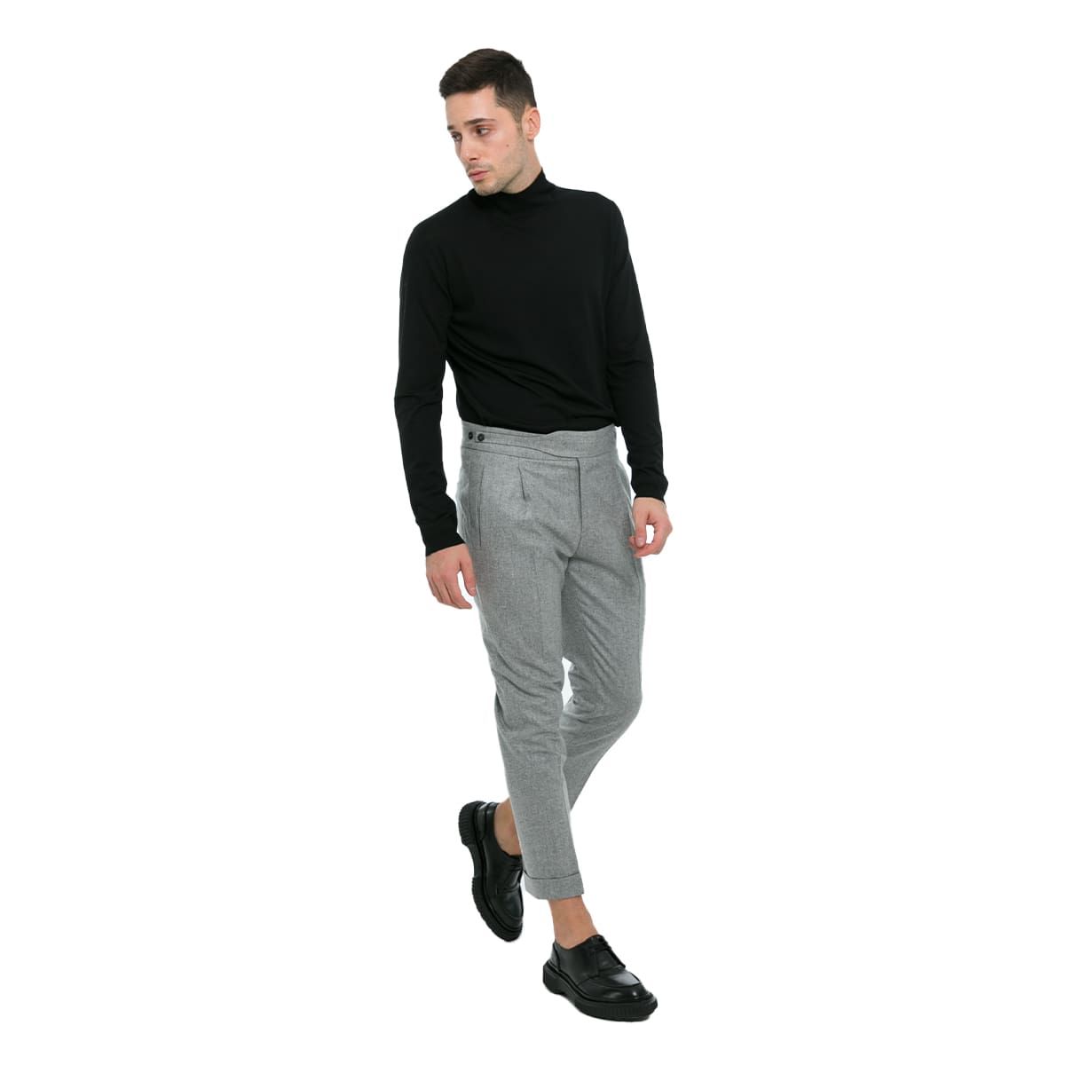 Retro Elax Grey Trousers