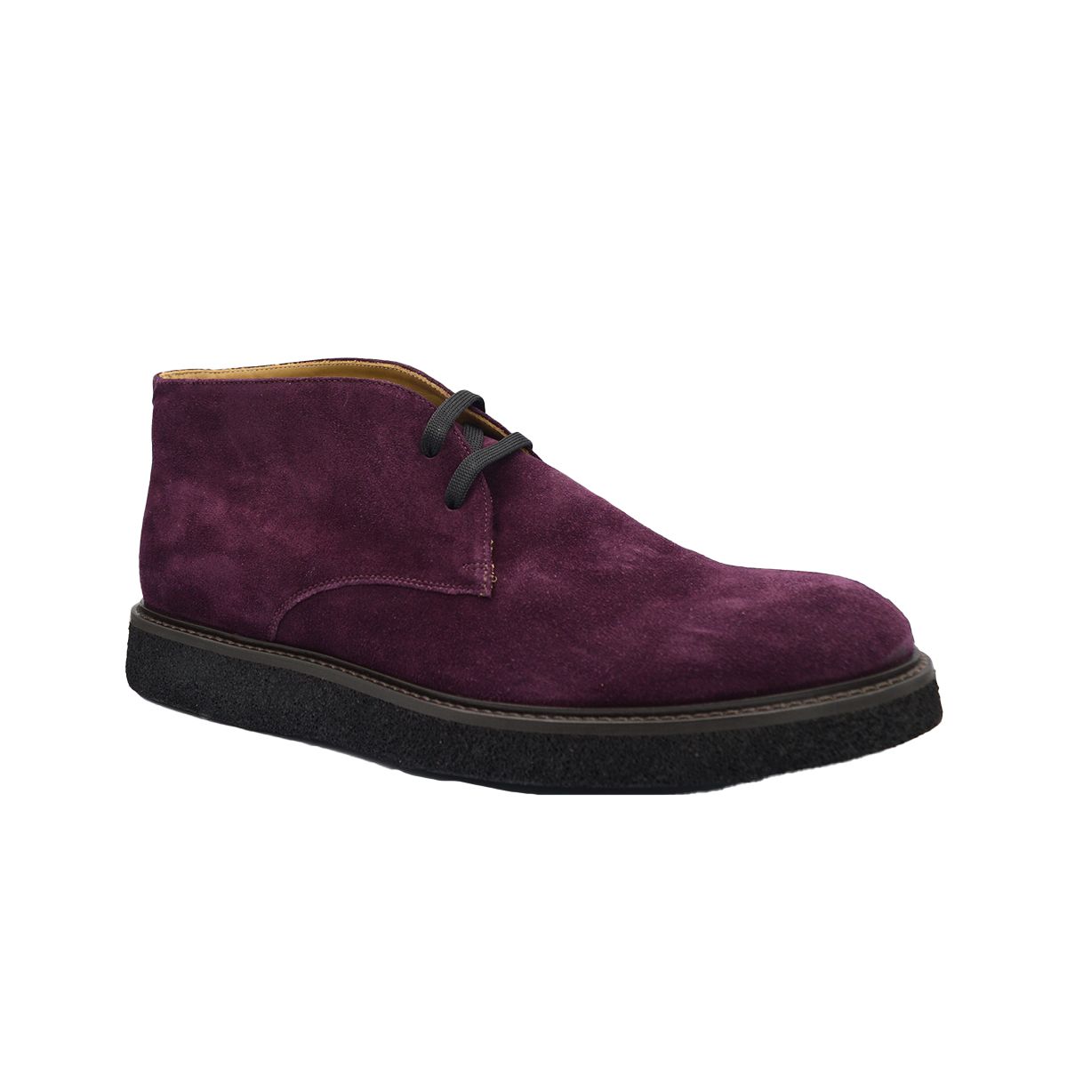 Suede Ankle Purple Boots