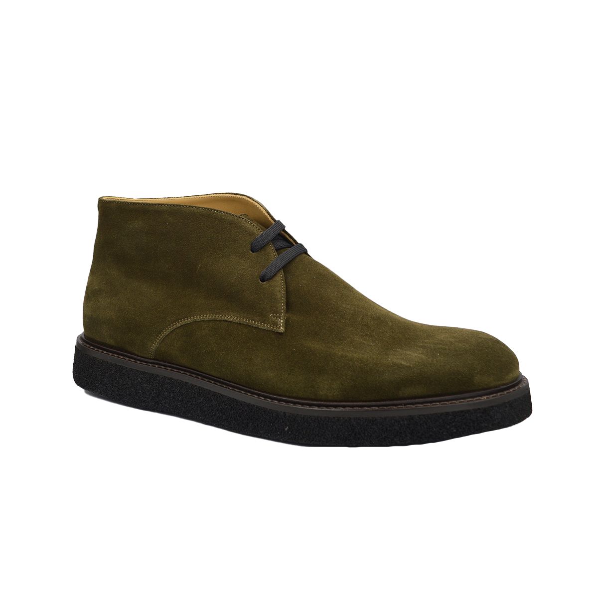 Suede Ankle Green Boots