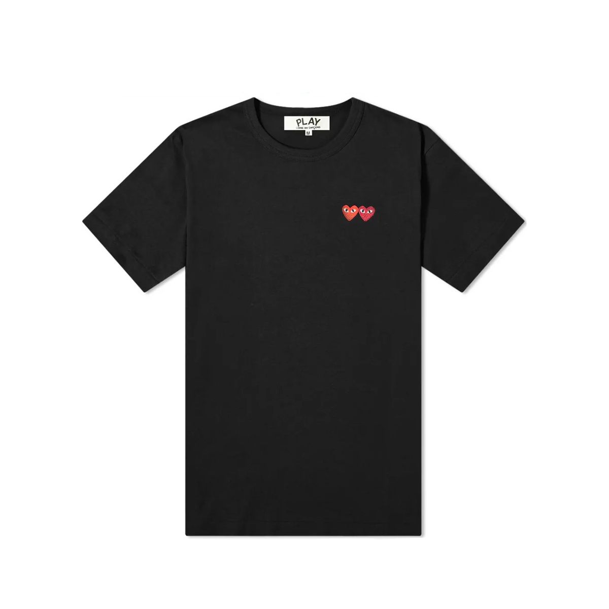 Double Heart T-Shirt/Black