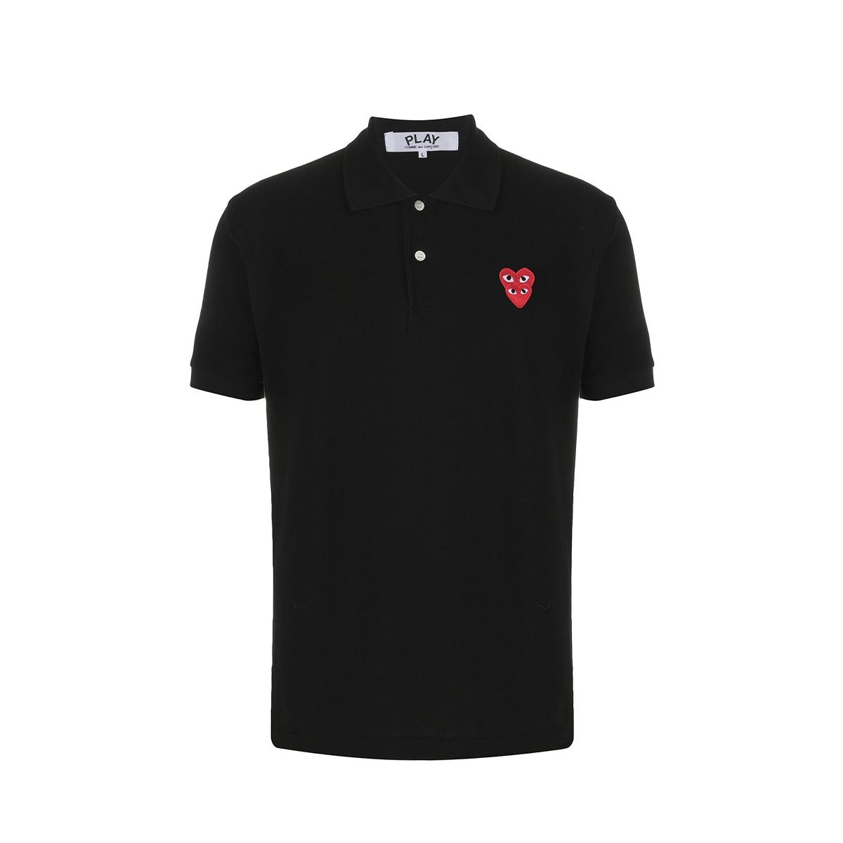 Heart Polo Shirt/Black