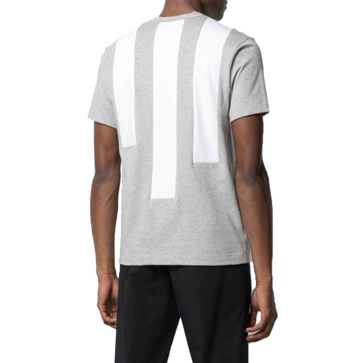 Vertical Stripe-Print Cotton T-Shirt