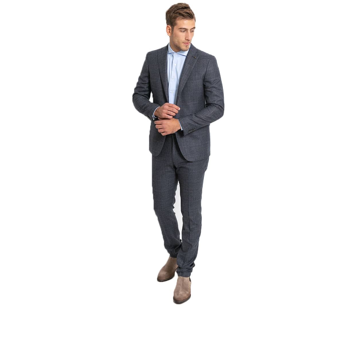 Check Two-Piece Formal Suit